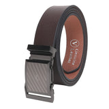 Sunshopping MenS Formal Genuine Leather AutoLock Adjustable Belt (Jafa57Bl) (48, Brown02)