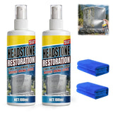 Craetos Headstone Restoration And Cleaning Spray, Headstone Cleaner For Graves, Stone Cleaner Gravestone Cleaning Kit(2Pcs)
