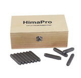 HimaPro Letter and Number Stamp Set 36pcs 40Cr Alloy Steel Metal Stamp Number & Letter Punch Set in a Wooden case (8mm 5/16 Inch