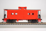 Bachmann Trains Painted, Unlettered - Caboose Red Northeast Steel Caboose. Ho Scale, Silver
