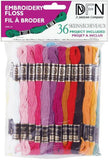 Cotton Embroidery Floss Pack 8.7yd 36/PkgPastel Colors