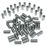 ZDingTech 60pcs 4mm x 12mm Dowel Pins Metal Dowel pins M4 4mm Shelf Pegs,Support Shelves,4mm x 12mm Metal Rod.304 Stainless Stee