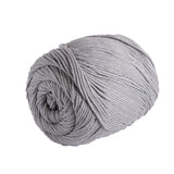 Knit Picks Dishie Worsted Weight Gray 100% Cotton Yarn - 100 g (Silver)