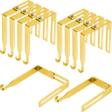 Amylove 8 Pcs Adjustable Cubicle Hanger Universal Partition Metal Cubicle Hooks Door Hanger, Adjusted to Fit Panels with 1 3/8 I