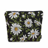 Kalygon Woman Makeup Bag Daisy, Blossom Floral Daisy Chamomiles Makeup Bags Travel Cosmetic Bags Toiletry Makeup Organizer Penci