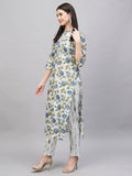 Gosriki Women'S Cotton Blend Straight Printed Kurta With Pant (Dafiya Green-Gs_M_Green_Medium),Green,,B0CSG47DXZ