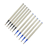 auteur Premium Black & Blue Ink Metal Body Roller Pen Refills