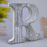 WOODOUNAI 8 Inch Wood Letters Unfinished Rustic Wood Letters for Wall Decor Decorative Standing Letters Slices Sign Board Decora