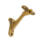 khtumeware 10 Pack 3 Inch Antique Brass Hand Rail Bracket Heavy Duty Hardware for Stairways, Home or Office Stair Support Handra