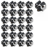 3-H Mop and Broom Holder Wall Mount 25 Pack, Broom Hanger Wall Mount for Garage Garden Shed Storage System Laundry Room Home Kit