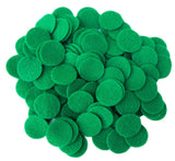 Playfully Ever After Green Craft Felt Circles (1.5 Inch 94pc)