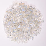 Asingeloo 5-8mm Synthetic Opalite Chip Stone Beads Bulk Irregular Shaped Drilled Loose Gemstones Beads with Box for DIY Jewelry