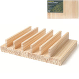 UvasDulces Craft Wood Strips 1/2 x 1 x 12 - 15PCS Wood Trim Slats Flat Lumber, Unfinished Pine New Zealand AA Grade for Furnitur