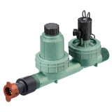 Orbit 67790 1 MPT 4-in-1 Drip Sprinkler Valve, Filter, Pressure Regulator, and Drip Irrigation Drip Tubing Adapter