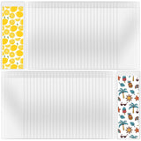 DSYIL 100 Pack Bookmark Sleeves Clear, Plastic Bookmark Holders Bulk, Blank Cover for Photo Booth, Reading and Office Use, 6.3 x