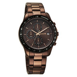 Sonata Chronos Quartz Brown Round Dial Men'S Watch | Stainless Steel Strap Material | Watches For Men Analog - 77187Km04