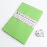 FFPDYBEST Fluorescent Green Cotton Fabric, Natural 100% Cotton Poplin Fabric by The Yard 59 Inches Wide Lining Fabric for Sewing