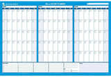 ATAGLANCE Products ATAGLANCE 90/120Day Format Reversible/Erasable Undated Wall Planner, 36 x 24 Sold As 1 Each Jus