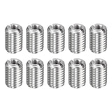 HARFINGTON 10pcs Thread Repair Inserts M10 x 1.5 Male to M5 x 0.8 Female Thread 15mm Long Stainless Steel Reducing Nuts Metric S