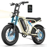 GREATWORK 2500W Peak Electric Bike for Adults, 1200Wh Removable Battery, Max 37MPH & 100 Miles Electric Dirt Bike with Full Susp