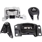 Engine Motor and Transmission Mount Kit Compatible with 2010-2013 Mazda 3 2.0L Automatic Transmission, Repklace # A4402 BBM43906