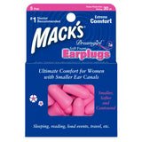 Macks Dreamgirl Soft Foam Earplugs, 5 Pair, Pink Small Ear Plugs for Sleeping, Snoring, Studying, Loud Events, Traveling & Co
