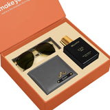 Makeyourgift Personalized Executive Charm Wallet Sunglasses & Perfume Gift Hamper, Birthday, Anniversary & ValentineS Day Gift