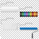 4 Packs Pegboard Paper Towel Holder Stainless Steel Pegboard Hooks Organization Accessory for Workshop, Garage, Kitchen, Laundry