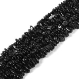 Black Tourmaline Natural Gemstone Freedom Chips Loose Beads 6-13mm for Jewelry Making DIY Handmade Craft 16 inch