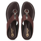 Ortho Joy Doctor Footwear For Women|| Fancy Footwear For Women || Orthopedic Women'S Fancy Slipper/Sandal For Women,Brown,8,B0D5V6FD1Y