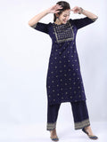 Ketch Polyester Womens Kurta&Duppatapalazzo (Khk3000302_Purple Purple Xl