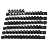 AMM 6-Piece Socket Organizer, 1/2 inch Drive ABS Tools Socket Holder,Heavy Duty Socket Racks, Premium Quality Socket Clip Rail H