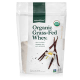 Natural Force Grass Fed Organic Whey Protein Powder - Non GMO Verified, Humane Certified & Lab Tested for Toxins - Real Vanilla