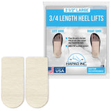 HAPAD Heel Lifts for Women & Men, 9/16 Height, 2 1/2 Width (Pack of 1) - Supportive, Breathable Shoe Heel Inserts, Pads - Shoe L