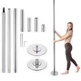 AW Portable 12ft Dancing Pole Kit with Extensions Fitness Dance Exercise Club Home