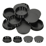 PATIKIL Plastic Hole Plugs, 34 Pcs 1 3/5(42mm) Plastic Plugs Screw Hole Plug Snap Desk Grommet Buckle Knockout Locking Plugs Fur