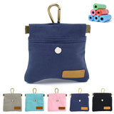COSOWO Dog Treat Pouch, Hand Free Dog Training Treat Bag with Carabiner & Magnetic Buckle, Auto Closing Dog Walking Bag for Pupp
