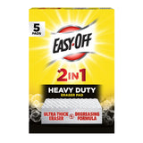 Easy Off Heavy Duty Degreaser Cleaner, 2in1 Cleaning Pads, 5ct