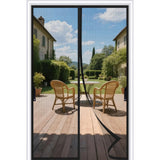 FEGO Magnetic Screen Door Fit Door Size:30x80, Screen Itself Size 32x81, Enjoy Breeze, Hands Free Entry, Reinforced Fiberglass M