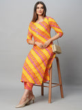 Anni Designer Women'S Cotton Blend Floral Straight Kurta With Pant (Sumali Red-Nw Large),Red,L,,,