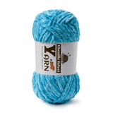 Plush Chenille Chunky Yarn - Fluffy Velvet Yarn Crochet for Blanket Knitting and Crocheting - Soft Baby Yarn for Crocheting - Am