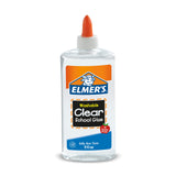 Elmers Liquid School Glue, Clear, Washable, 9 Ounces, 1 Count
