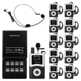 Retekess T130U(4nd Gen T130) Wireless Tour Guide System,Tour Guide Headsets with Microphone,Clear Sound Quality,Easy Operation,