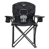 SUNNYFEEL XXL Oversized Camping Chair Heavy Duty 800 LBS for Big Tall People Padded Portable Folding Quad Lawn Chairs with Armre