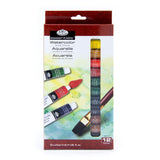 Royal & Langnickel Watercolor Artist Tube Paint, 21ml, 12Pack