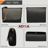 Adisa Women & Girl'S Sling Bag (Black),black,,B07BF8PMBL