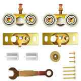 PILISPARK 2 Pack Pocket Door Frame Roller,Sliding Pocket Door Top Hanger Rollers Uesd for Johnson Part #1125 & #1500 Hardware Ki