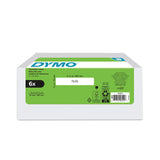DYMO Authentic LW 1-Up File Folder Labels for LabelWriter Label Printers, White, 9/16 x 3-7/16, 6 Rolls of 130 (780 Total)