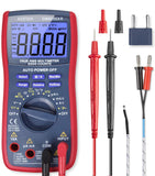 AstroAI Digital Multimeter and Analyzer TRMS 6000 Counts Volt Meter Ohmmeter AutoRanging Tester; Accurately Measures Voltage Cu