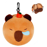 Vea Kids Pillow With Eye Mask Brown Bear Design, Travel Pillow For Children, Soft Sleeping Pillow For Car, Flight & Nap Time